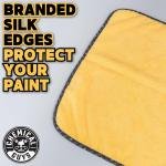 Chemical Guys Professional Gre Premium Microfiber Towels for Cars, Gold, 24" x 16", Ultra-Soft and Scratch-Free Car Detailing Cloths for Trucks, Motorcycles, and More - 6 Pack