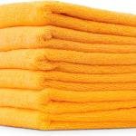 Chemical Guys Professional Gre Premium Microfiber Towels for Cars, Gold, 24" x 16", Ultra-Soft and Scratch-Free Car Detailing Cloths for Trucks, Motorcycles, and More - 6 Pack