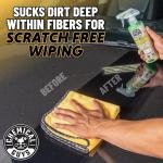 Chemical Guys Professional Gre Premium Microfiber Towels for Cars, Gold, 24" x 16", Ultra-Soft and Scratch-Free Car Detailing Cloths for Trucks, Motorcycles, and More - 6 Pack